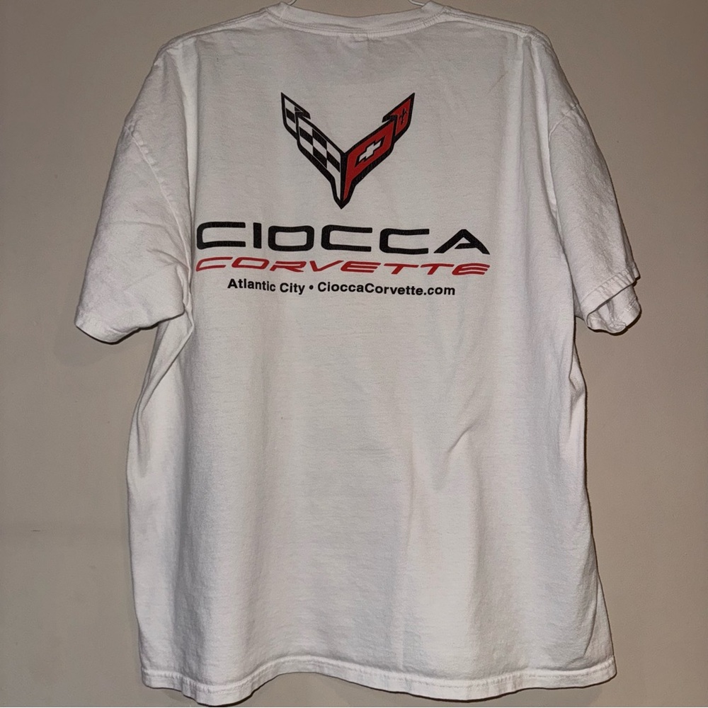 Chevrolet Corvette Atlantic City, NJ Men's White Graphic T-Shirt